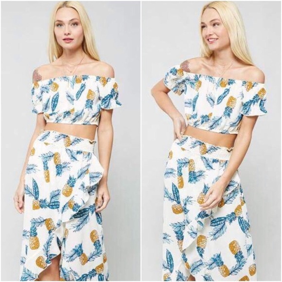 A Mermaid's Epiphany Dresses & Skirts - 🆕SALE💥Walking on the Sun | 2 Piece Pineapple Set